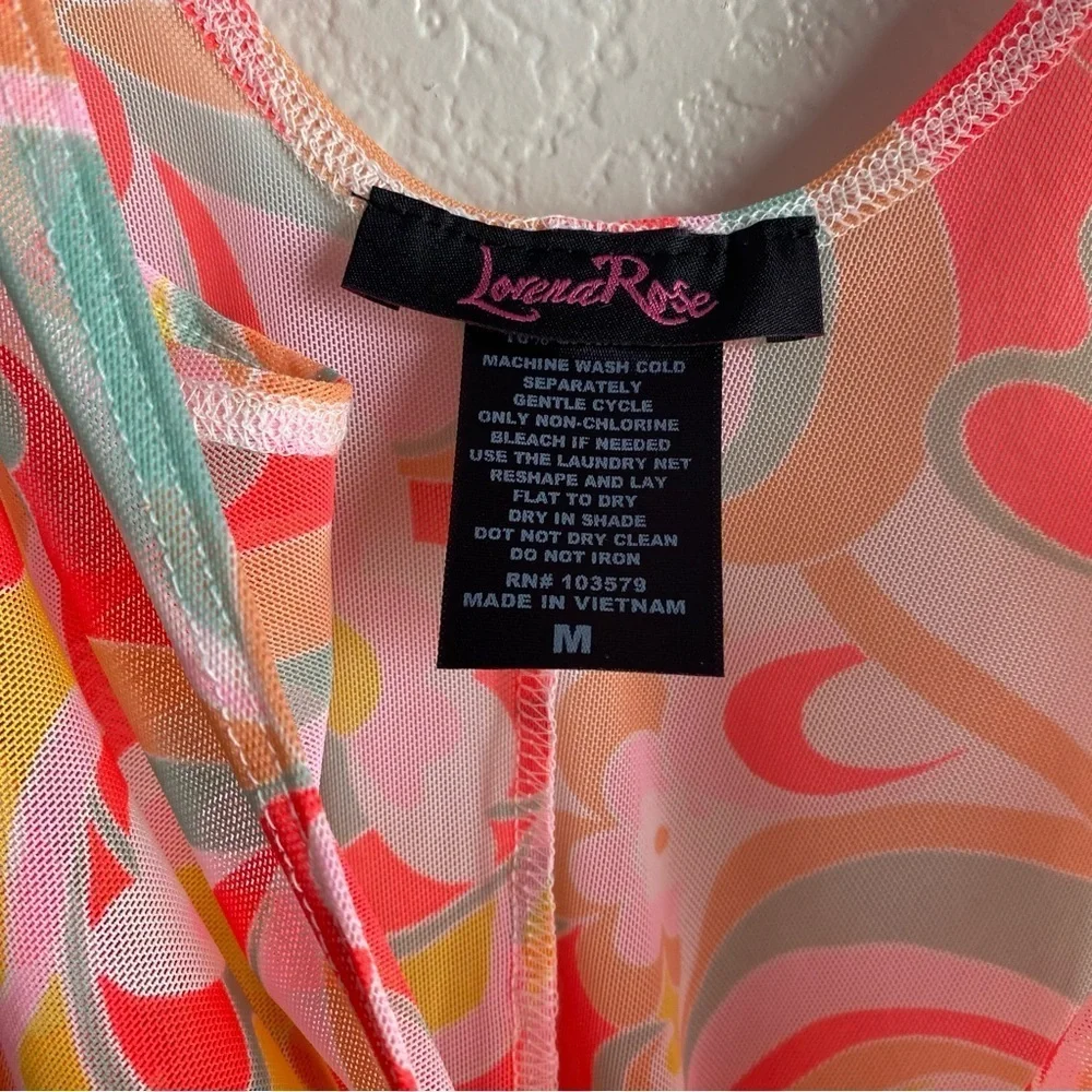 70s Floral Retro Coverup